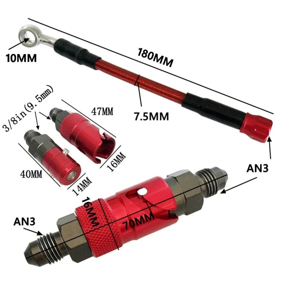 Kit d'adaptation de tuyau de f - Braided Line avis et prix