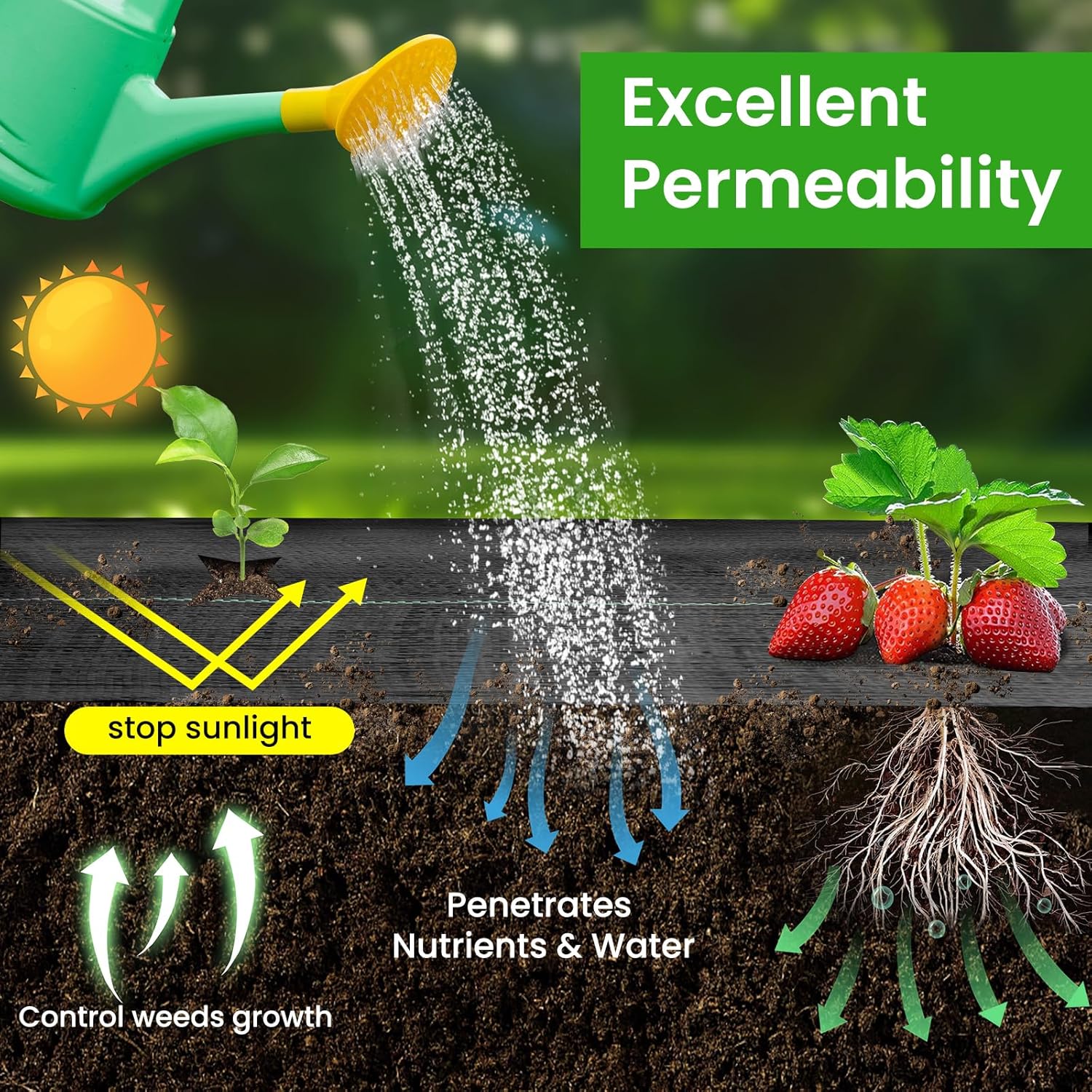 Toile anti-mauvaises herbes ro - Copolymer Line avis et prix