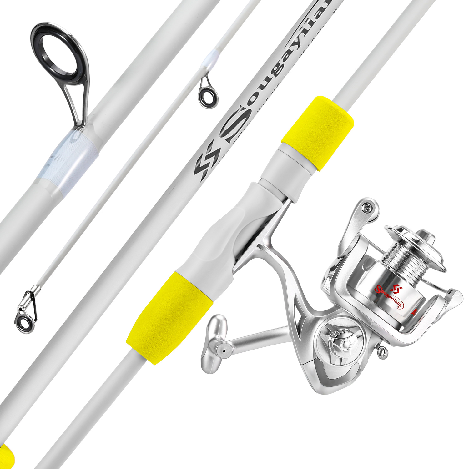 Sougayilang 2 sections canne à - Fishing Line Spooler avis et prix
